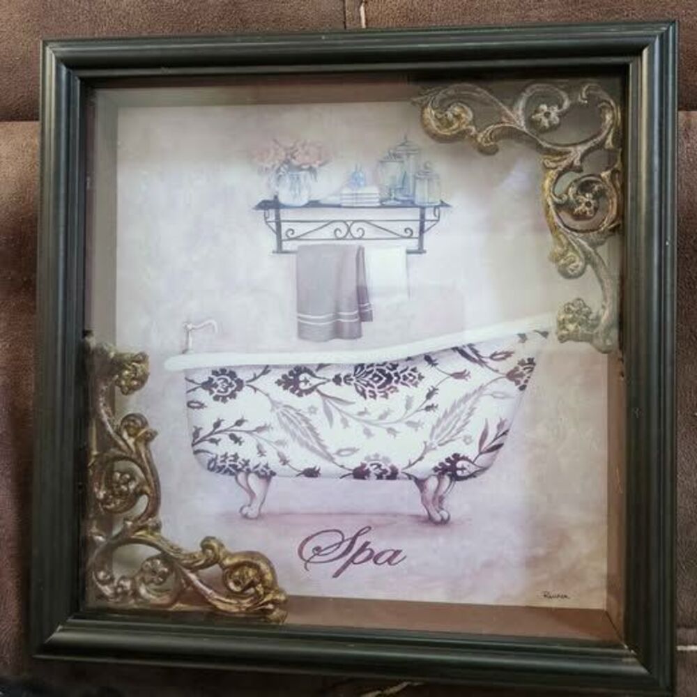 New View Gifts & Accessories "Spa" Shadow Box Wall Art